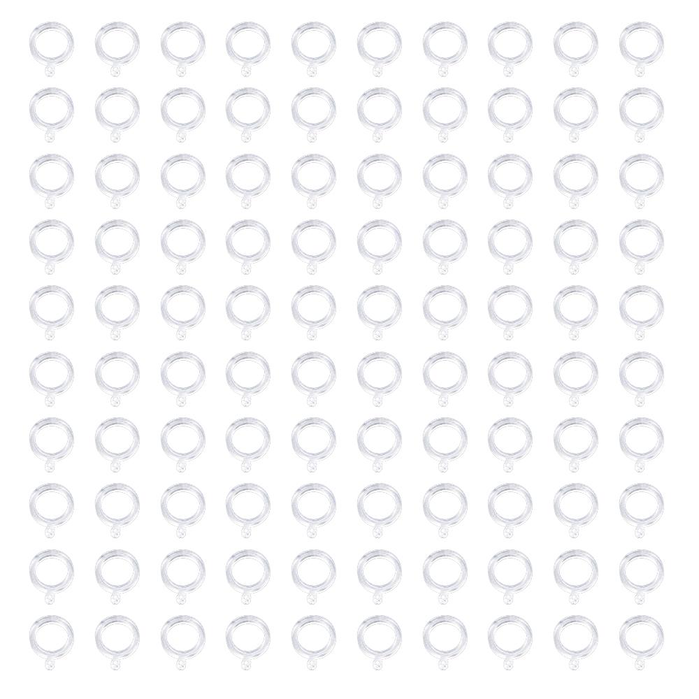 100-teiliges Set, Angelköder, elastische Bänder für Köder, Karpfenangeln, transparente Köderbänder, Bahre