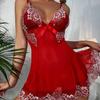 Women' Fashion Suspenders Strap Sexy Lace Nightdress Underwear