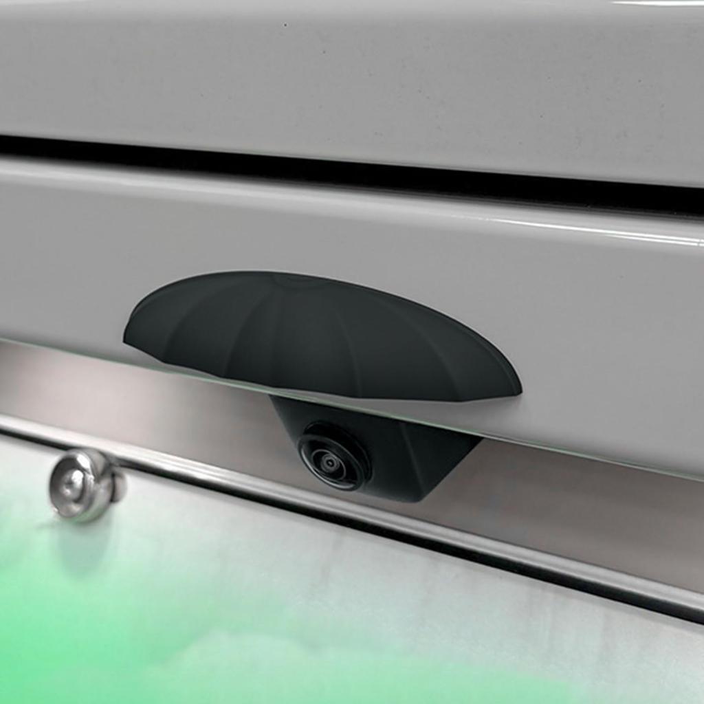 Car Rear View Camera Cover Waterproof Dustproof Heat Resistant Silicone Wide Area Rain Shield