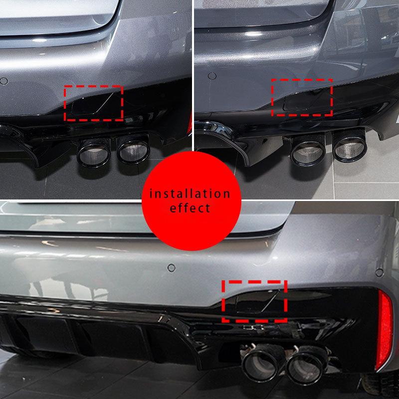 For BMW M5 Rear Bumper Trailer Cover F90 LCI Rear Bumper Towing Hook Hole Cover 51125A013D8 -
