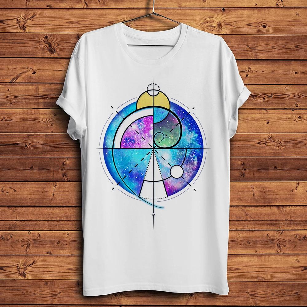 Fibonacci Sequence Spiral Everywhere Funny Geek TshirtUnisex White Short Sleeve Casual T ShirtUnisex Geeker Tee Streetwear S