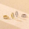 YHE0676 Luxury S925 Sterling Silver Zirconia Ear Cuff Earrings