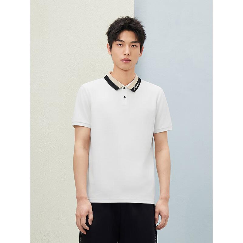 GXG Men's Two-Tone Contrast Polo Shirt