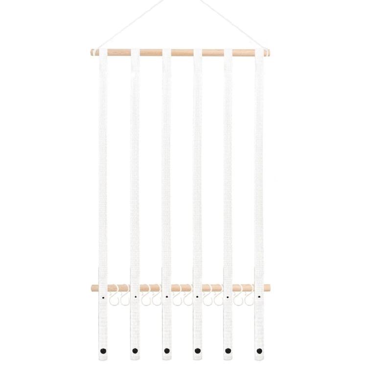 Hair Accessory Organiser Princess Room Decoration Hair Bows Organiser 6 Ribbons 10 Hooks For Girls Accessory Storage