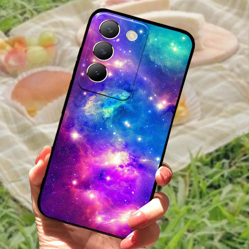 Für vivo V40 SE Hülle 2024 Silikon Bumper Weiche Hüllen für vivo V40 SE 5G Hüllen V40SE Cartoon Bemaltes Coque Fundas Schutz