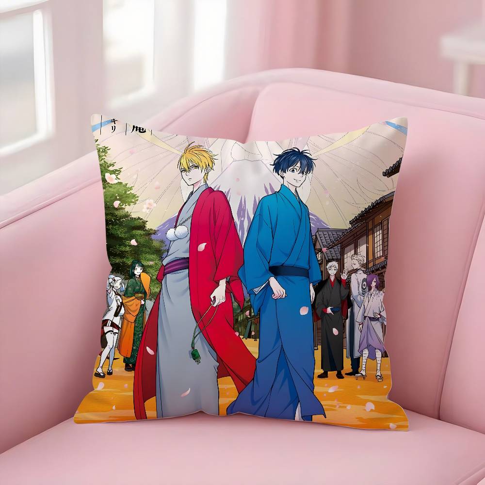 

Anime F-Fukigen Na MononokeanS Pillow Case Soft Plush Fabric Double Sided Print Decorative Home Living Room Gift Cushion Cover 30cm x 30cm