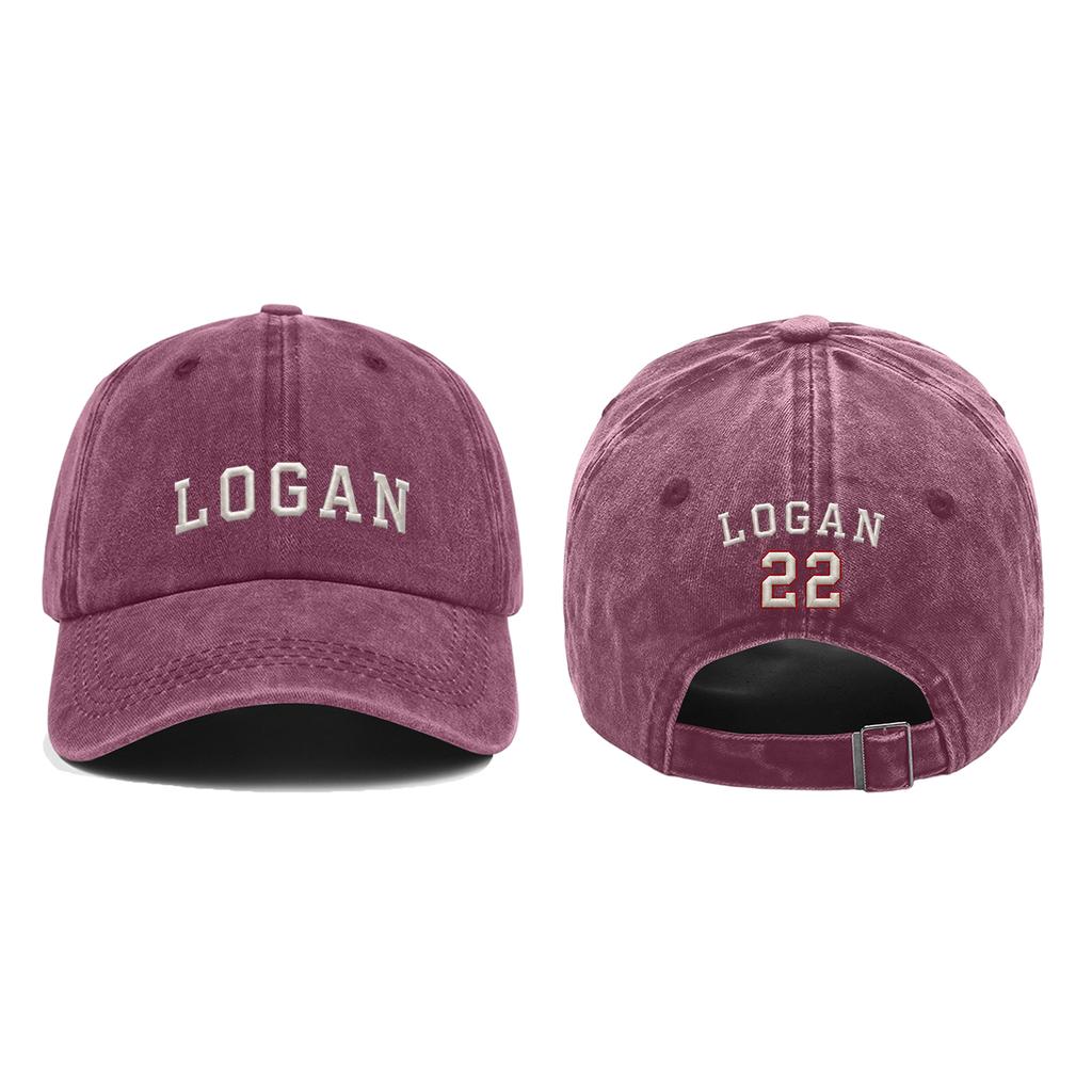 Vintage Washed Cotton Baseball Cap Adjustable Soft Top Distressed Retro Style Embroidered Logo Casual Outdoor Hat for Everyday Use