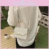 Trendy 2023 Spring New Small Square Bag Women Urban Minimalist Shoulder Bag Casual Commuter Crossbody Bag