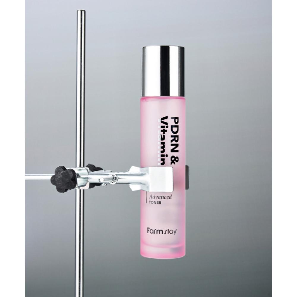 Farmstay Pdrn   Vitamin Advanced Toner 120ml  + Sample Kit Free 