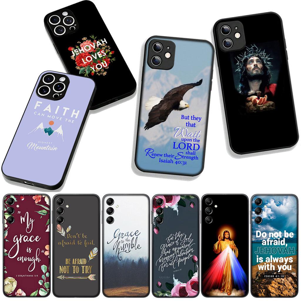 Jesus Christliches Bibelzitat Gott Christus für Motorola Moto Edge 70 60 Fusion 40 NEO 20 Pro G56 G96 G71 G73 G52 G41 G42 G51 Hülle