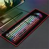 LED Gaming Mouse Pad Large Glowing LED Mousepad Antislip Rubber Base Computer Keyboard Desk Mouse Mat for Gaming