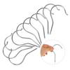 10 Pcs Plastic Pants Clip Hooks Hanger Accessories Heavy Duty Screw In Hooks Home Storage Closet Hangers Wardrobe Hangers