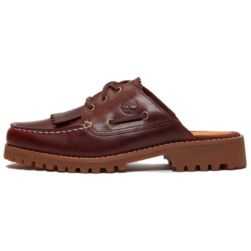 

Timberland Noreen Удобные Универсальные Резиновая Подошва Износостойкие Нескользящие Шлепанцы с Закрытым Носком Женские шлепанцы Коричневый TB0A4198EIW1 38.5