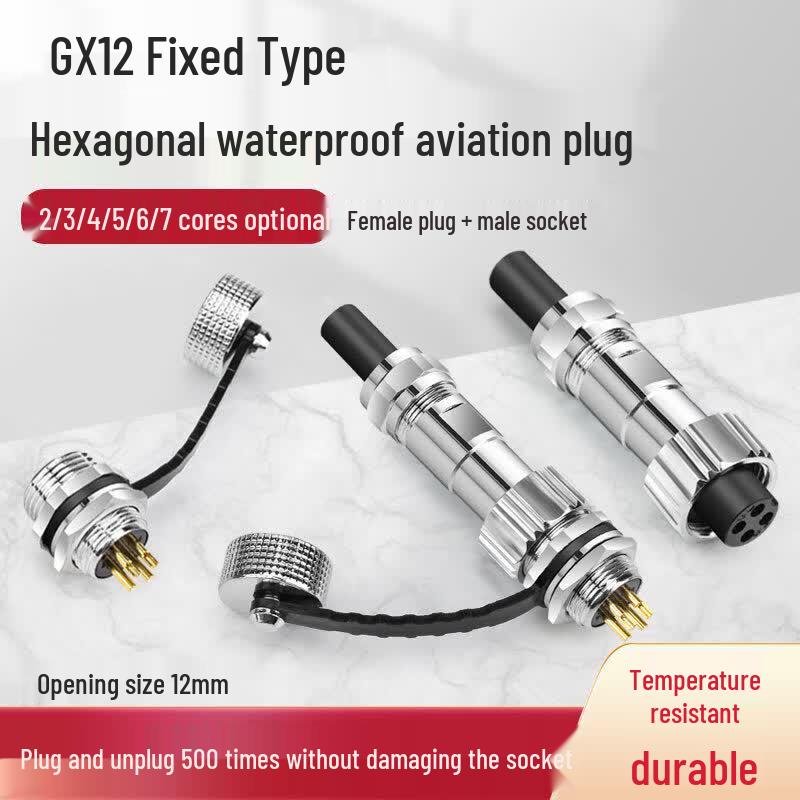 KUICC GX12 Waterproof Aviation Connector
