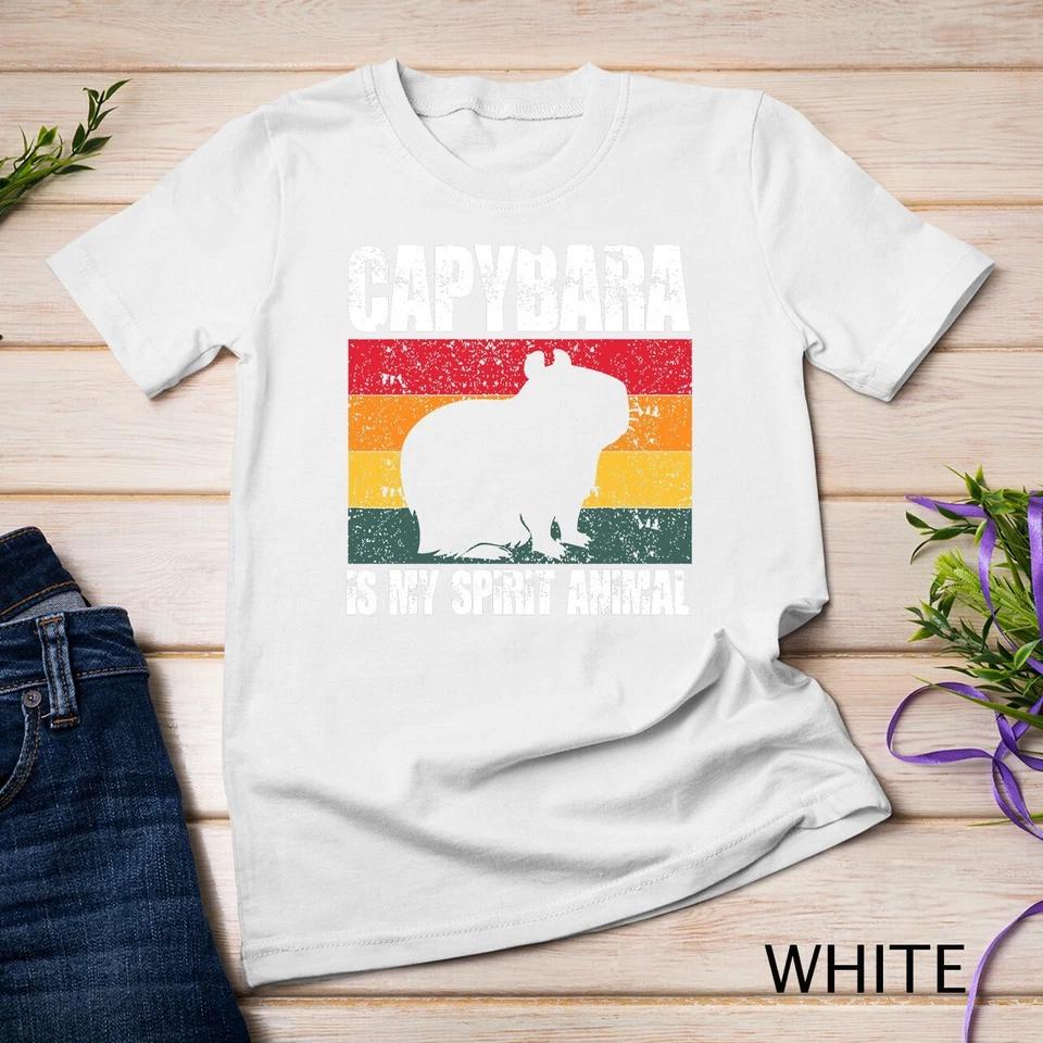 Capybara Is My Spirit Animal Shirt Capybara Pet Animal Gifts Unisex T-shirt 9 M