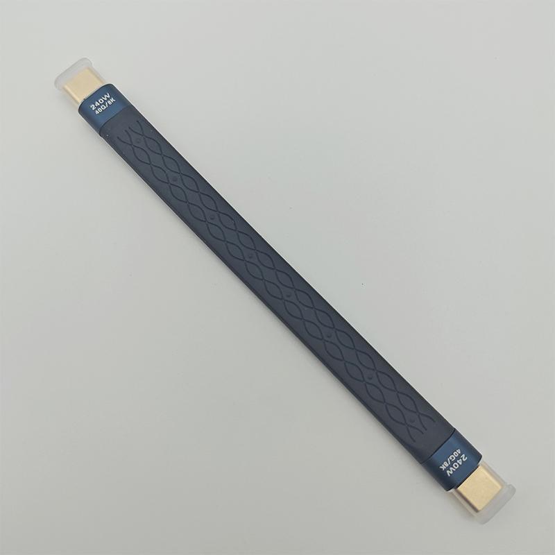 Multifunctional Pd240W Usb 4 40Gbps Fpc Data Cable Type-C Cable Portable Keychain For Phone Tv Laptop Tablet Video Transmission
