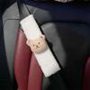 2pcs Car Styling Seat Belt Cover Shoulder Strap Harness Cushion Cartoon Bear Seatbelt Shoulder Pad Protector for Children/ Kids