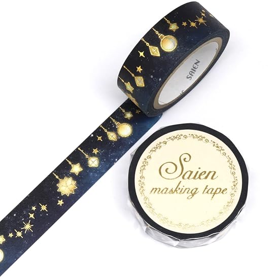 Kamiiso Sansho Japanese Washi Masking Tape *Made in Japan* 15mm x 7m Illumination SAIEN UR-3043