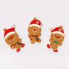 Small Gingerbread Man Pendant Cute Christmas Tree Decorations Gingerbread Man Christmas Ornaments Set Santa for Xmas for Holiday