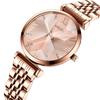 Wristwatch Gold Wrist Watch Waterproof Simple Analog Quartz Brand Stylish Casual Business Stainless Steel Watch Luxury Cute Gift for Girlfriend Rose