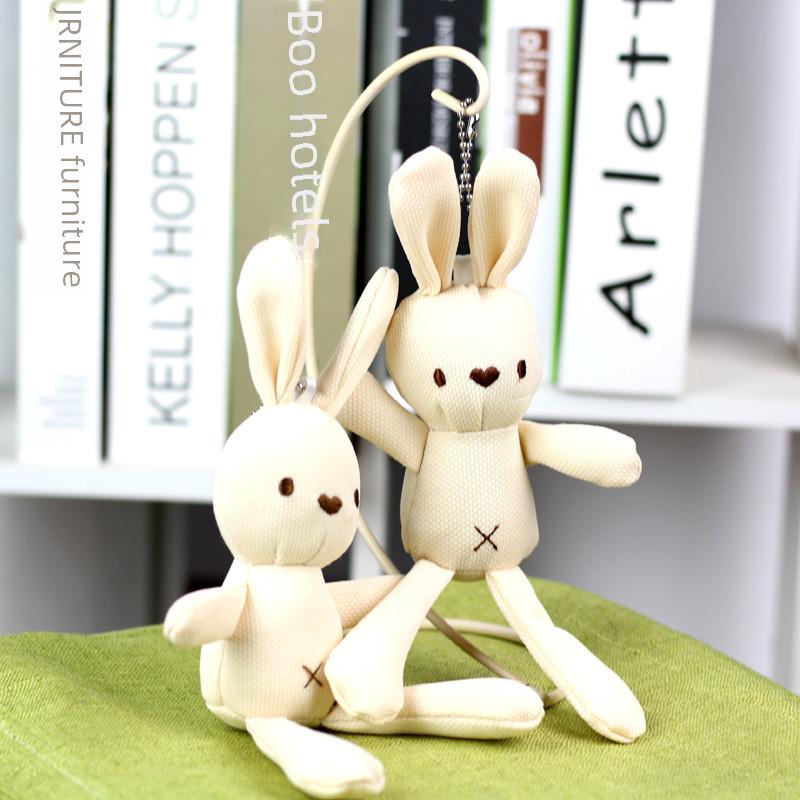 Adorable Corn Rabbit Plush Toy With Soft Short Plush And Pp Cotton Filling 20cm