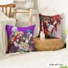 HHigh School DxD Cushion Cover Natural Linen Organic Fabric DoubleSided Printing Sofa Home Decor Gift Pillow Case