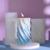 3D Cylinder Candle Mold for Making Candle Soap Plaster Ornament Silicone Resin Casting Molds DIY Craft Non-stick Mould