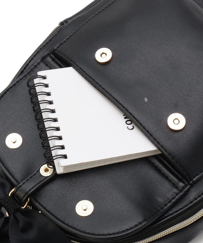 Reborn Company Ribbon Mini Backpack Black [Butter]