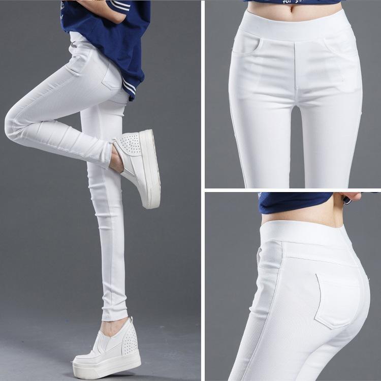 Skinny Leggings for Women Stretch Pencil Pants Slim Fit Elastic Casual