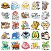 50PCS Cute Cartoon English Pun Stickers for Laptops, Tablets, and Phone Cases