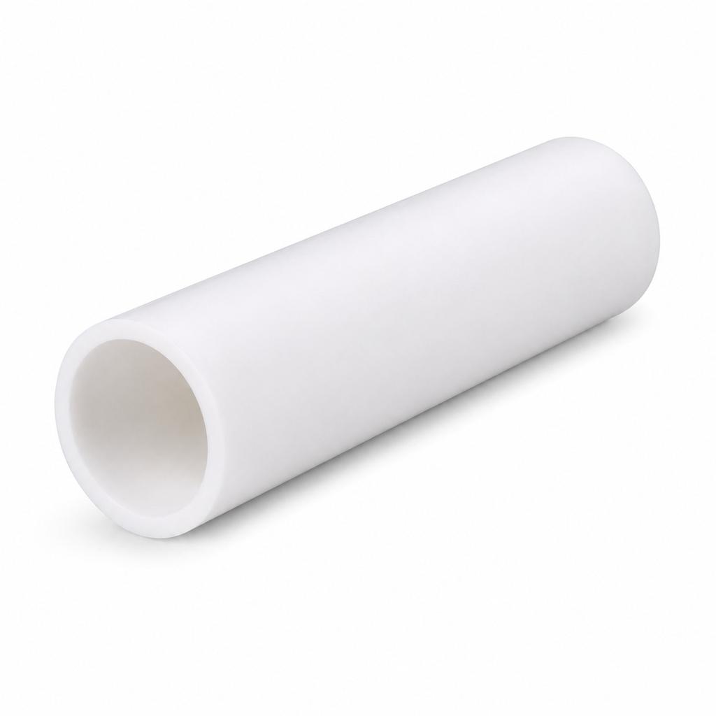 Tubo cavo in PTFE, tubo bianco in politetrafluoroetilene, lungo 250 mm, utilizzato per trasmissione, isolamento, macchinari fai-da-te