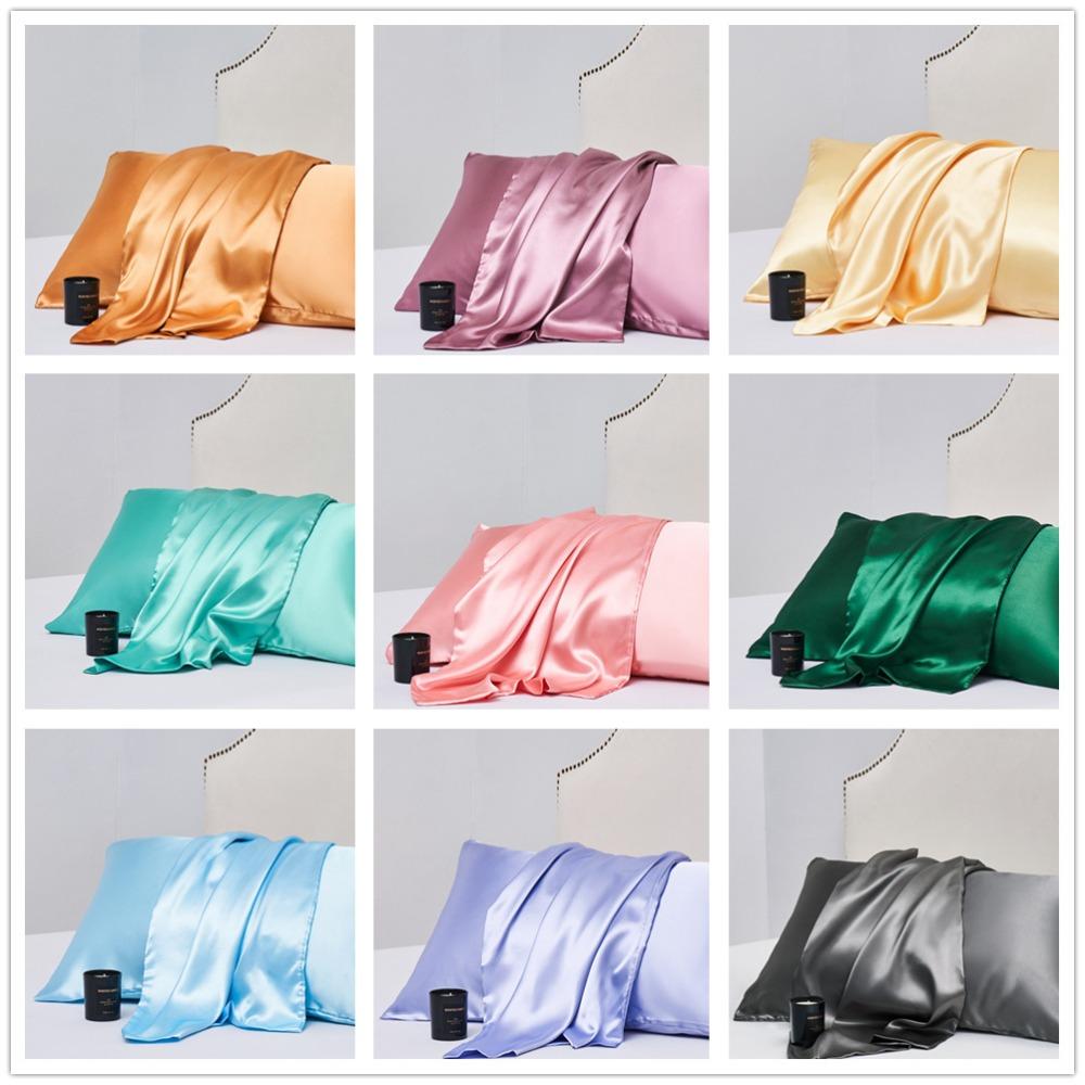 1 Piece Silky Stain Pillowcase Silky Pillowcase Natural Silk Pillowcase Mulberry Silk Pillow Case Standard