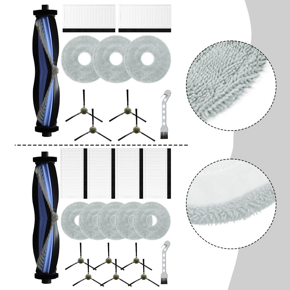 1 Set Vacuum Main Side Brush Filter Mop Cloth Kit For LEFANT For M3 Robot Vacuum Cleaner Replacement Parts Accessory Set