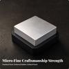 Steel Bench Block with Rubber Base Compact Jeweler’s Tool Flat for Jewelers