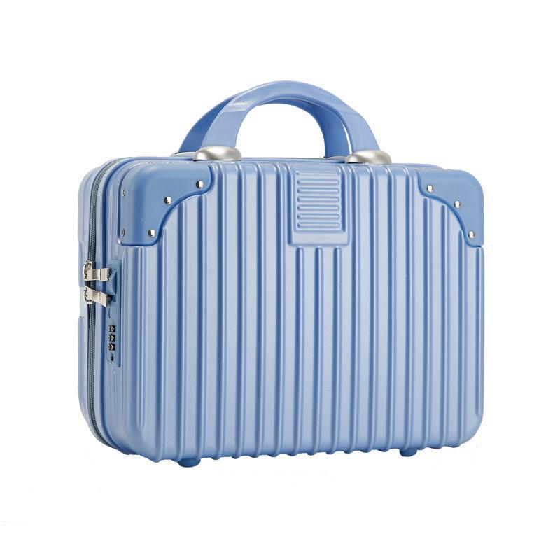 14palcové kosmetické pouzdro Úložná krabička na make-up Zámek s heslem taška na make-up Organizér Kufr Přenosný do ruky Cestovní pouzdro na zavazadla