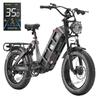 Elektrische Mountainbike Heren eAhora Juliet, 1200W Motor, Afneembare Batterij 48V 60AH, Volledige Suspensie, Hydraulische Remmen