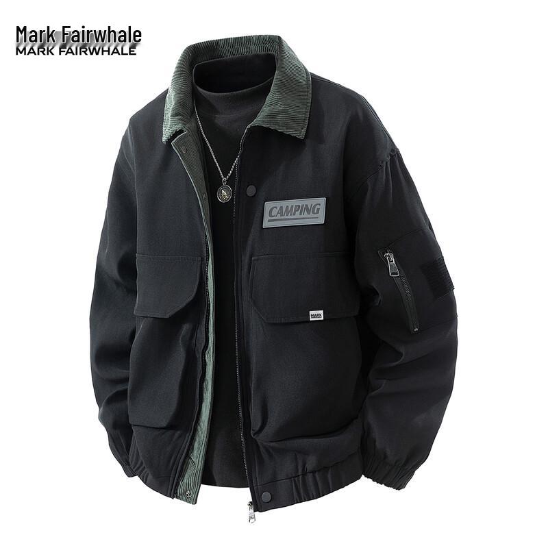 

Mark Fairwhale Men s Casual Lapel Jacket S