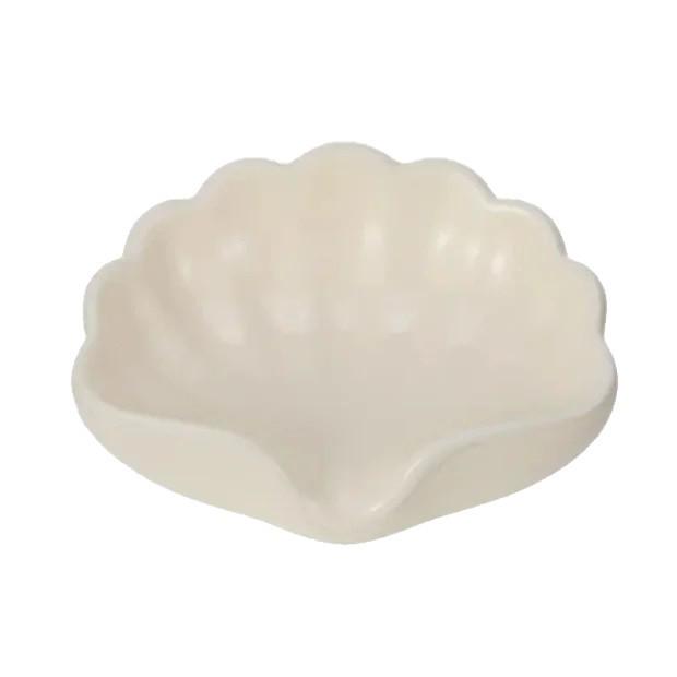 Shell Draining Soap Dish - No Water Accumulation Holder for Dormitory or Bathroom