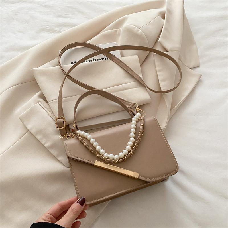Pearl Simulation Fashion Chain Decoration Women Shoulder Bag For Use Daily