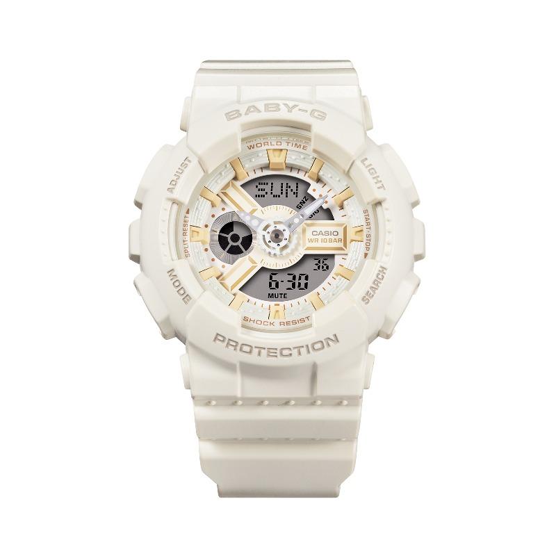 Casio Baby-G Women's Resin 100M Water Resistant Analog Shock Resistant Quartz Watch BA-110XSW-7A
