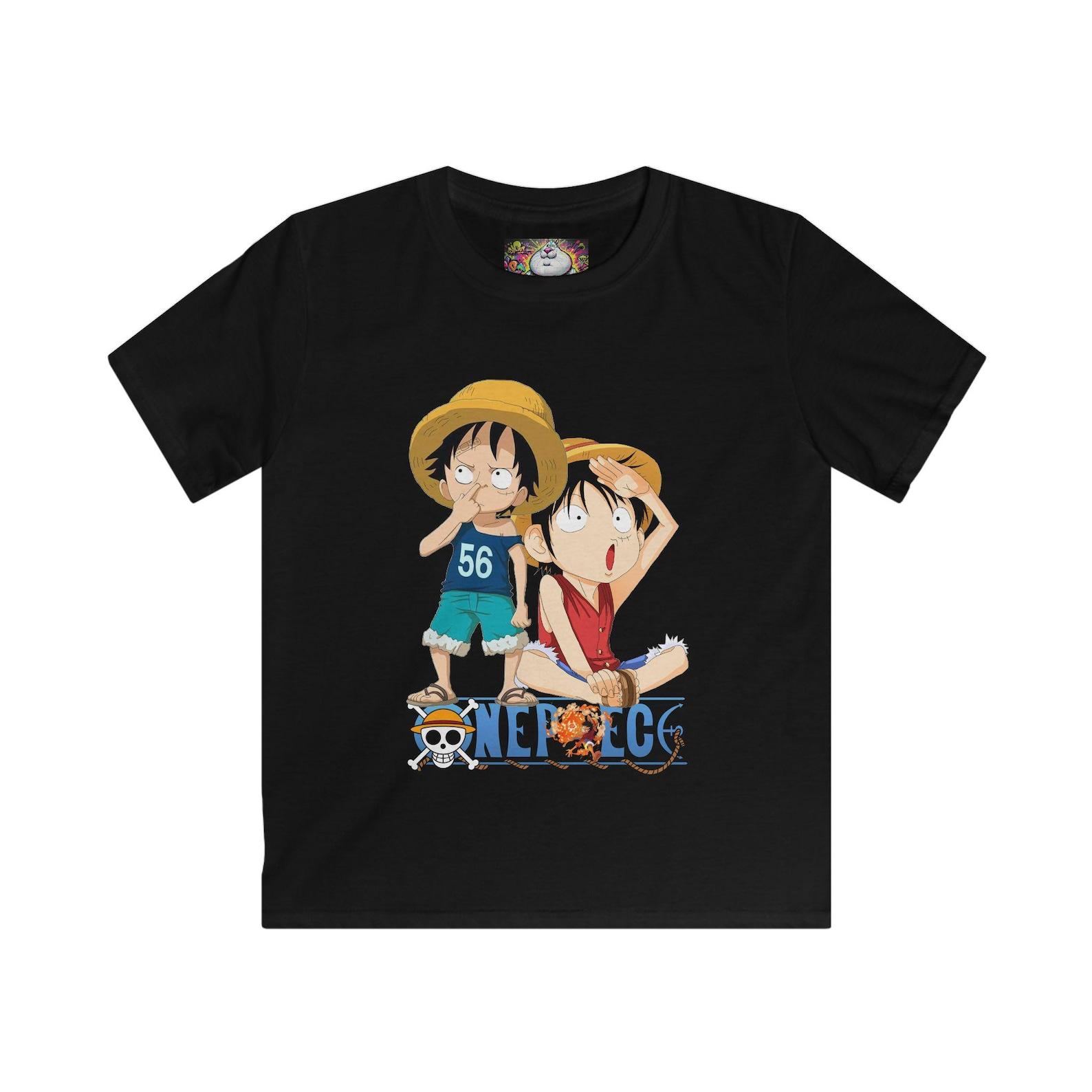 Monkey D. Luffy Straw Hat Pirates Kids Tee | Anime One Piece Shirt 120