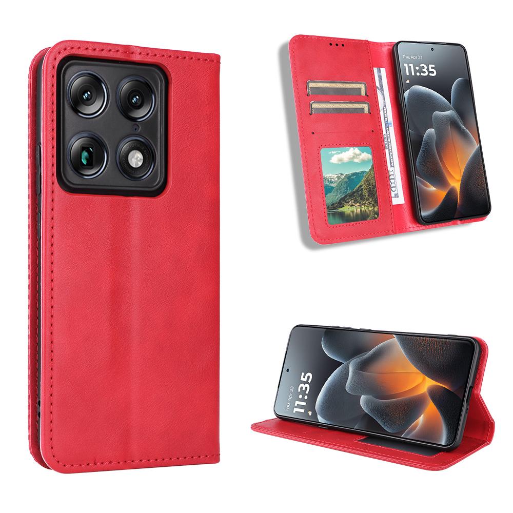 Flip Cover Compatible for Motorola Signature PU Leather Phone Case Full-Body Protection with [RFID Blocking]