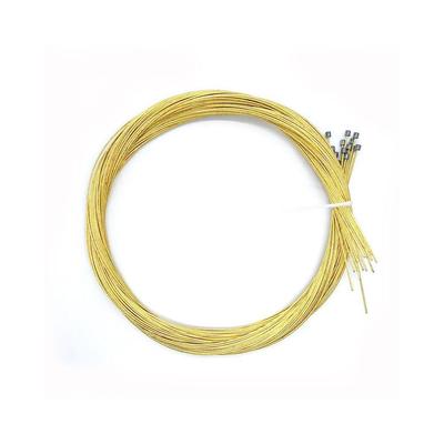 Gold Bicycle Brake Line Length 1.7m/2.1m Cable Core Bike Speed Shifting Wire Mountain Bike Stainless Steel Derailleur Line
