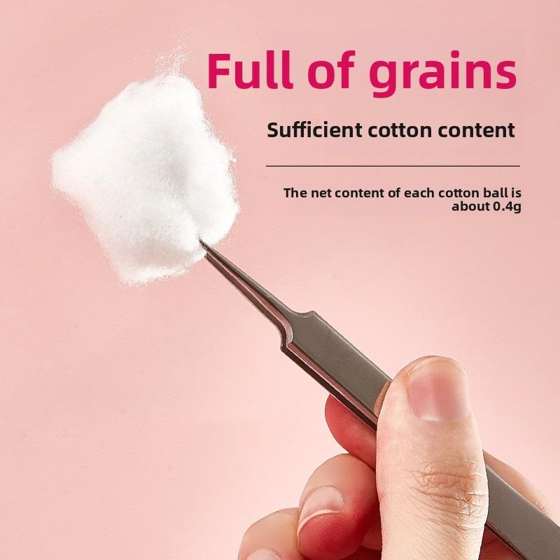 Cotton Ball Beauty Salon Tattoo Care Cotton - Disposable Degreased Cotton Balls for Hygiene Makeup Removal White Cotton Balls
