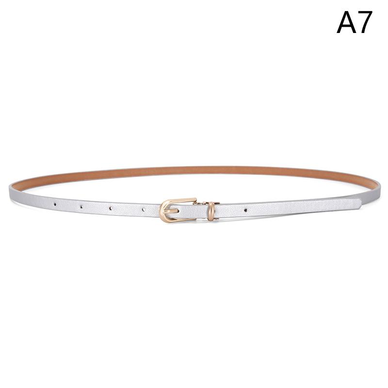 Ceinture décorative pour robes et pulls, fine et ajustable en cuir synthétique pour femmes, disponible en plusieurs couleurs.