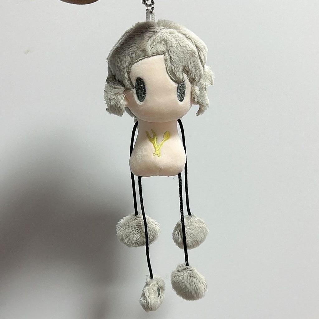 12CM Anime Identity V Cosplay Edgar Valden Norton Campbell Plush Backpack Plushies Keychain Pendant Ornament Christmas Gifts