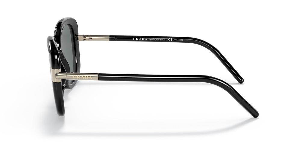 Prada Polarized Asian PR 04WS Size Sunglasses, Sunglasses, Fit, 1AB5Z1, 53, Square, Unisex, Men's, Women's