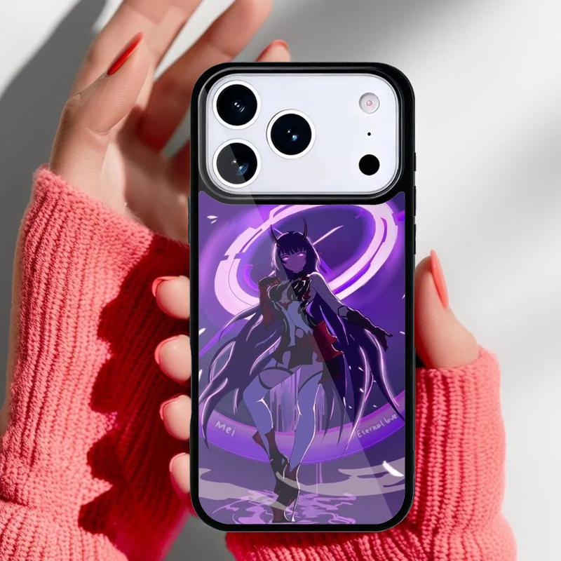Genshin Impact Raiden Shogun Baal Phone Case for iPhone 17 16 15 14 13 Pro Max Back Cover for 12 11 Pro Coque