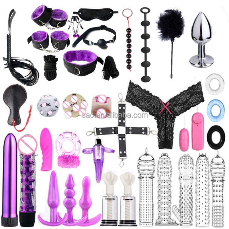 SacKnove Soft Nylon Luxury 26pcs Alternative Set Implementos De Tied Gear Sex Toys Restraint Bondage Kit for Adult