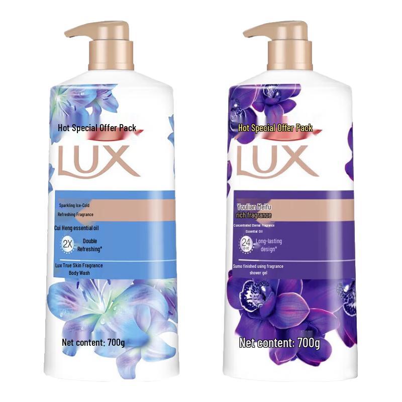 

LUX Shower Gel Set: Shimmering Ice & Enchanting Lotus